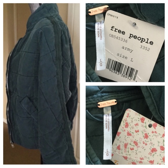 Free People Dolman Quilted Jacket. NWT. - Picture 6 of 8